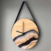 Load image into Gallery viewer, Geode Gemstone Wall Clock