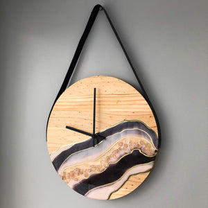 Geode Gemstone Wall Clock