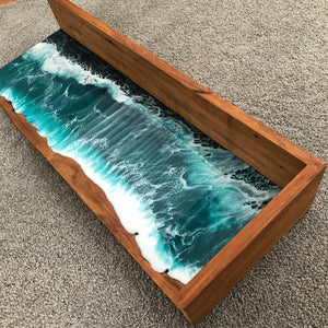 Timber Ocean Resin Shelf
