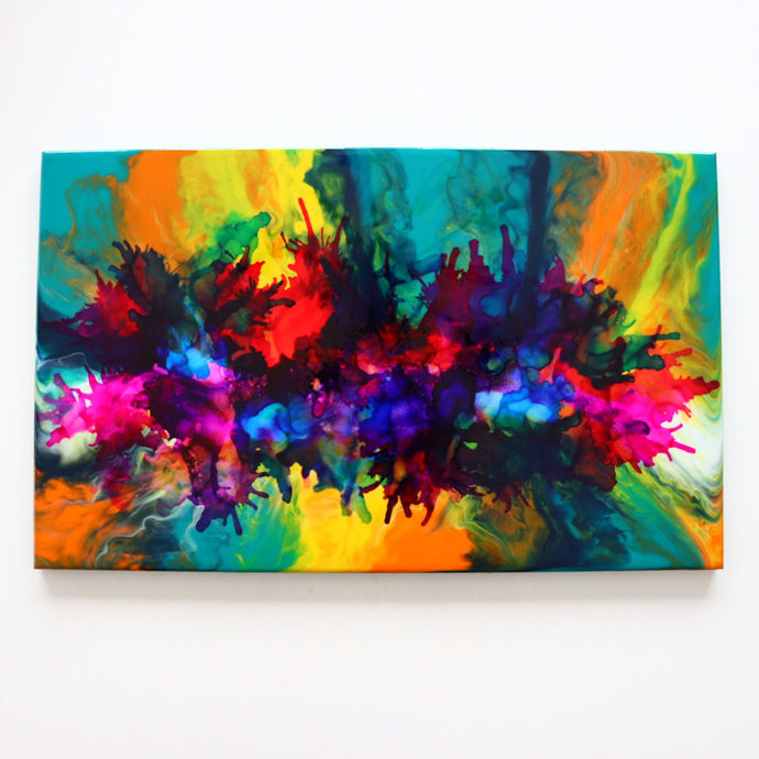 Color Splash Resin Wall Art