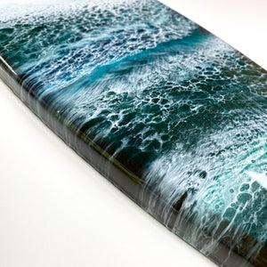 Med Wooden Surfboard Resin Art