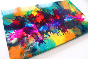 Color Splash Resin Wall Art